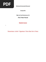 Download Renaissance Artists Signatures More than Just a Name by Natalie Acone SN97730295 doc pdf