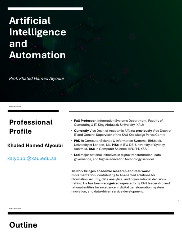 AI and Automation in Organizations | PDF | Artificial Intelligence ...