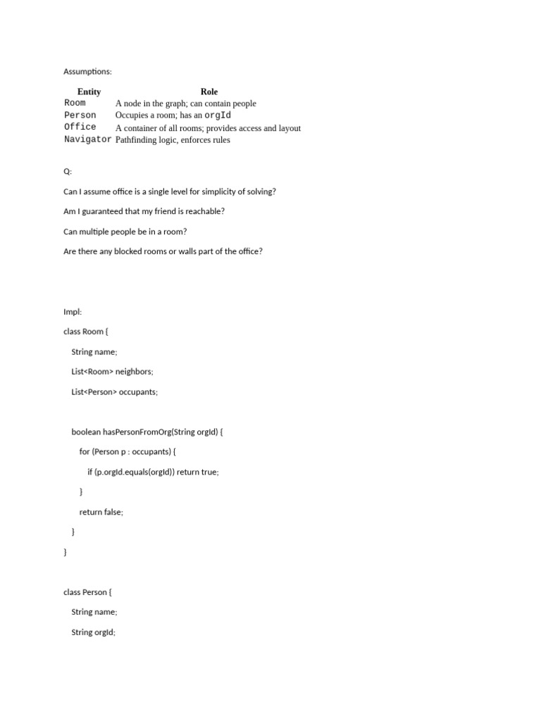 Assumptions | PDF