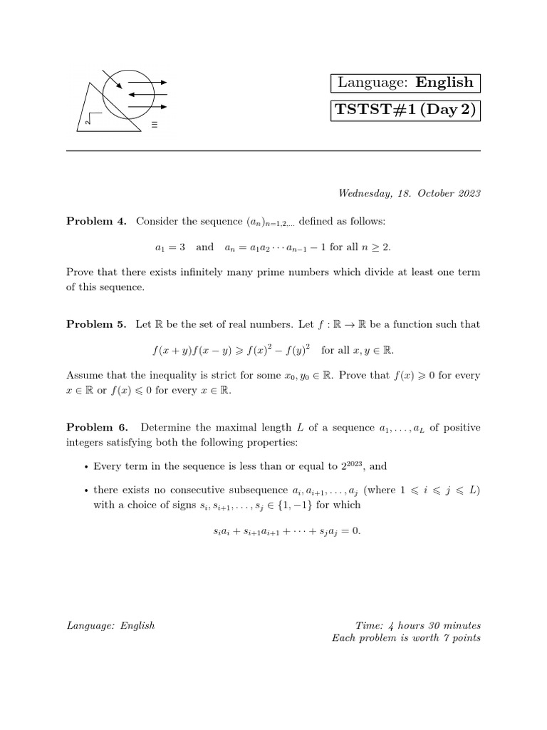 TSTST1.2 2024 | PDF