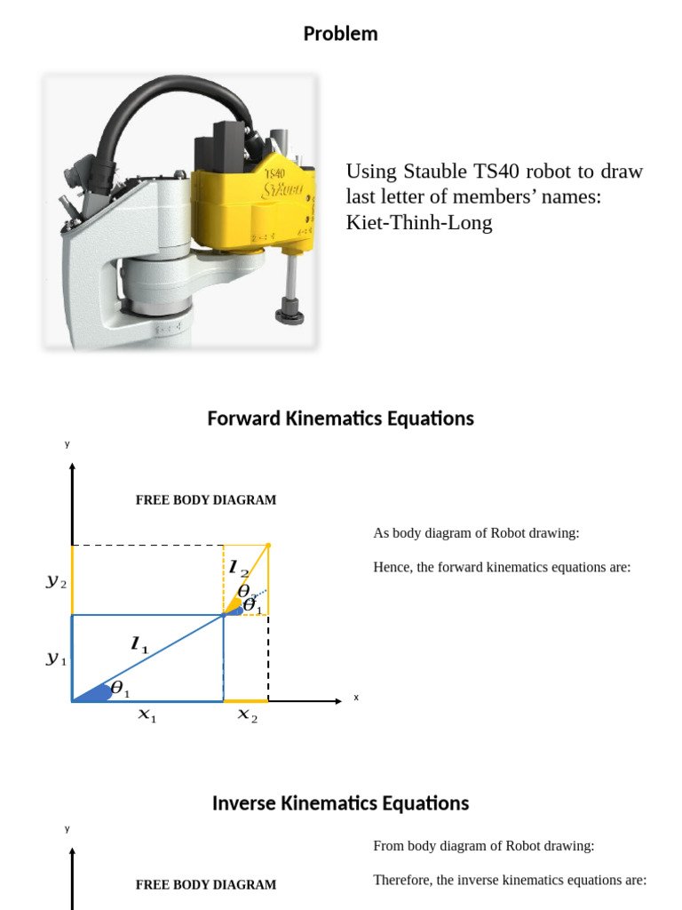 Robot Kinematics and Motion Simulation | PDF | Kinematics | Physics