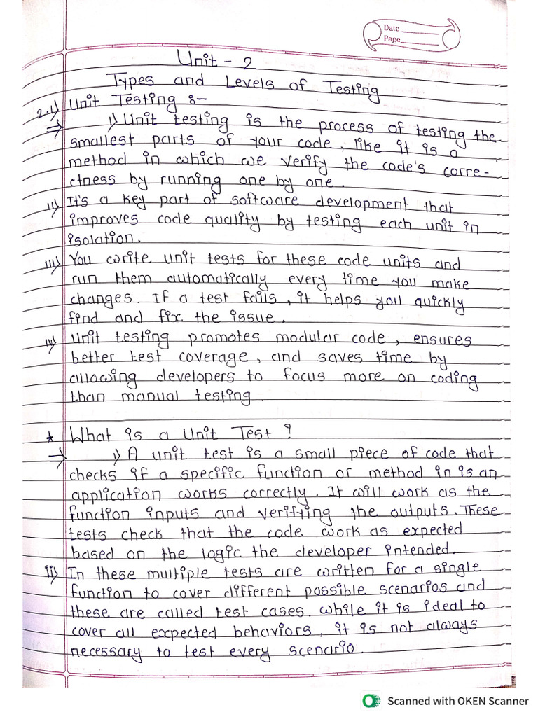 SFT Unit 2 Notes | PDF