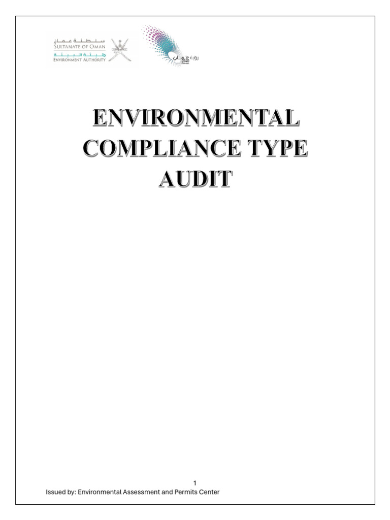 Environmental Audit Compliance Guidelines | PDF | Waste | Audit