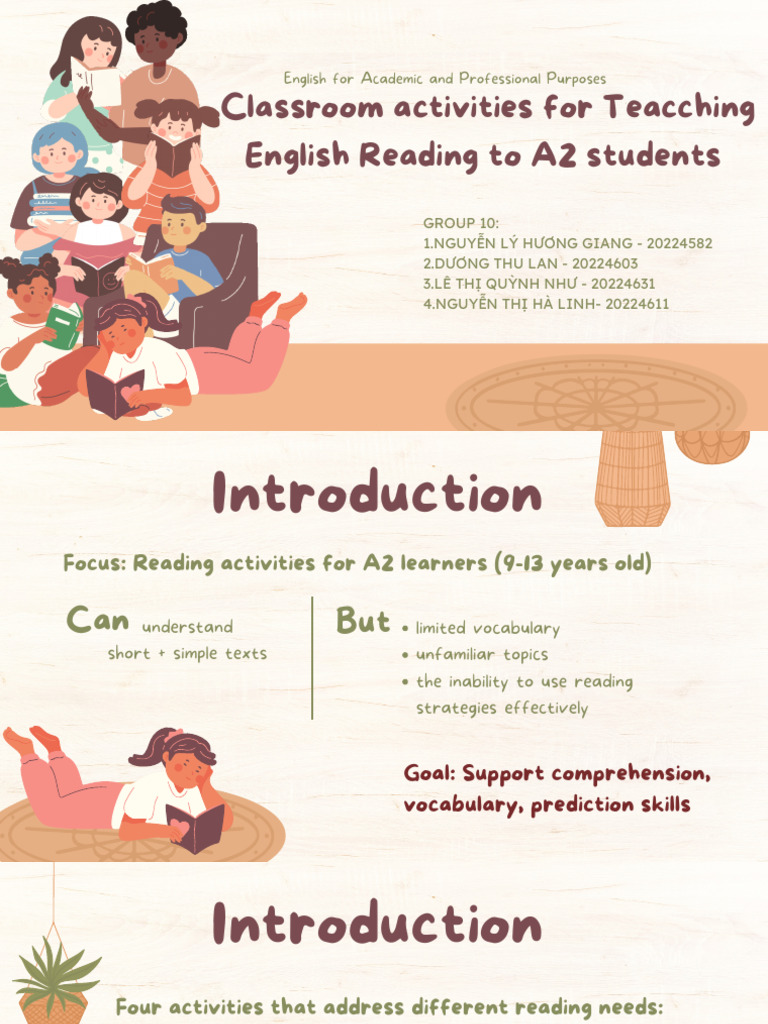 A2 Reading Activities for Learners | PDF