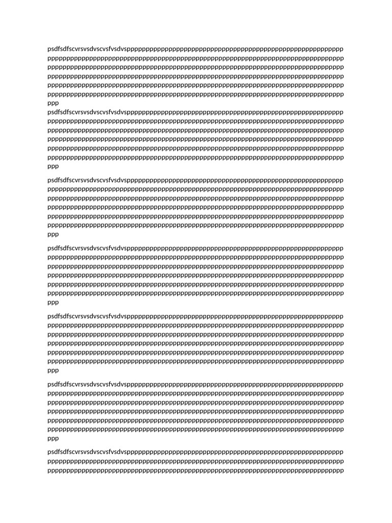 Document with Repeated Content | PDF
