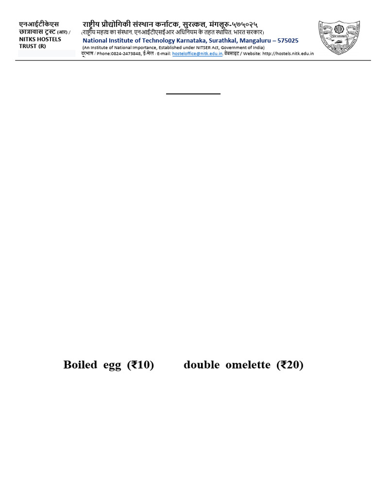 Mess Selection Guidelines for Students | PDF