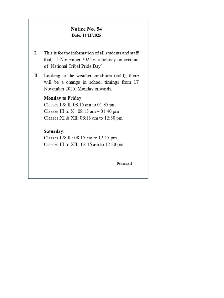 Notice No. 54 | PDF
