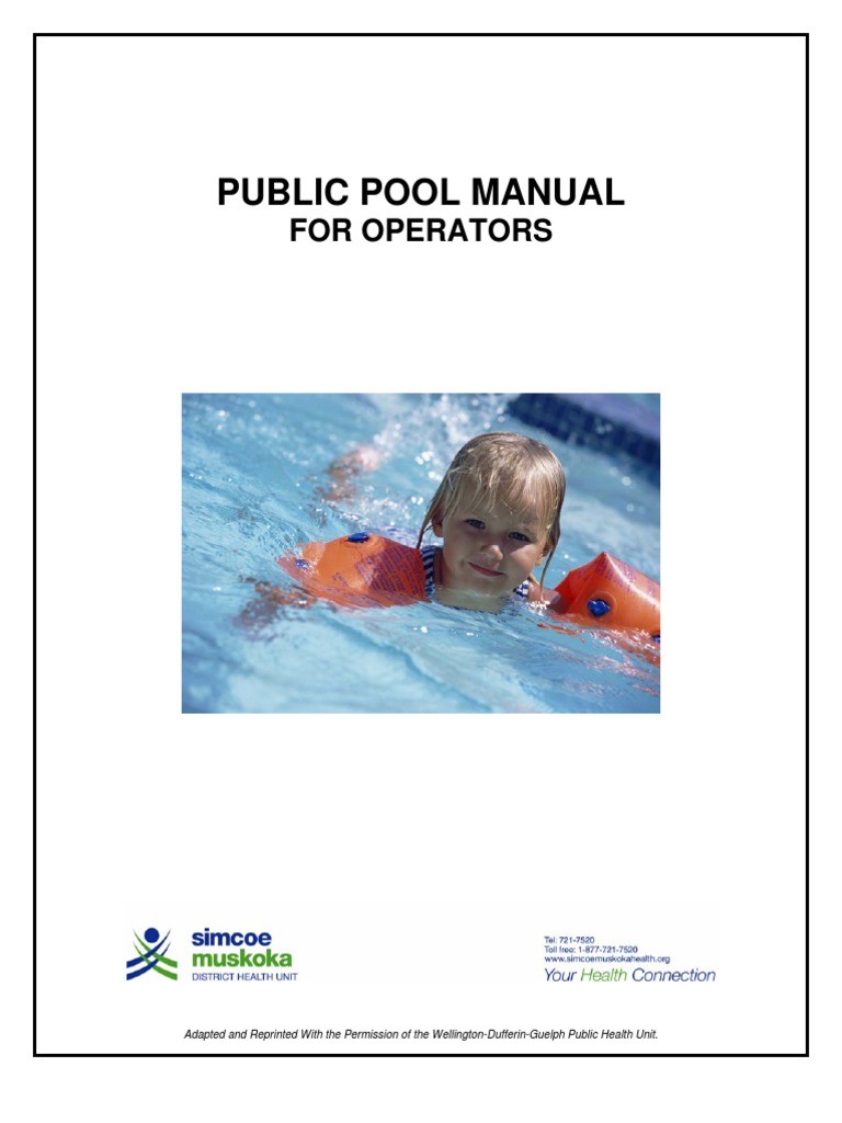 Pool Operators Manual PDF Swimming Pool Filtration