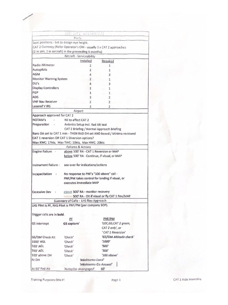 Cat 2 g550 Memo From Goodey | PDF