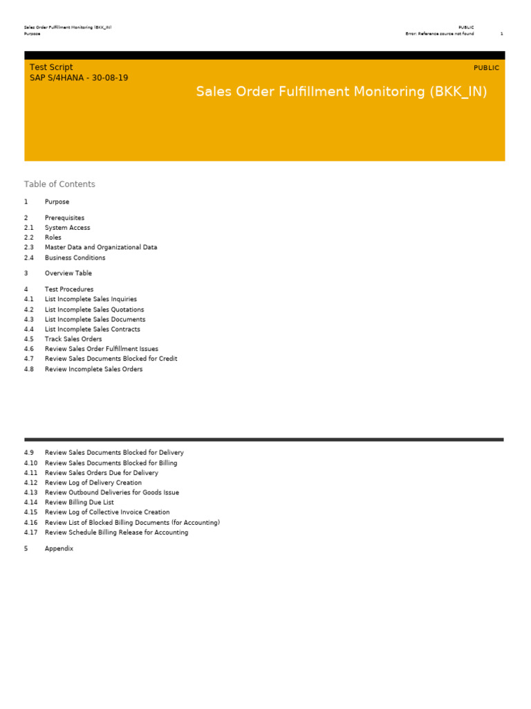 Sales Order Fulfillment Monitoring Guide | PDF | Invoice | Computing
