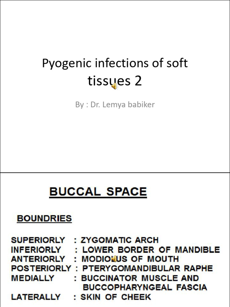 Pyogenic Soft Tissue Infections Guide | PDF | Human Head And Neck ...