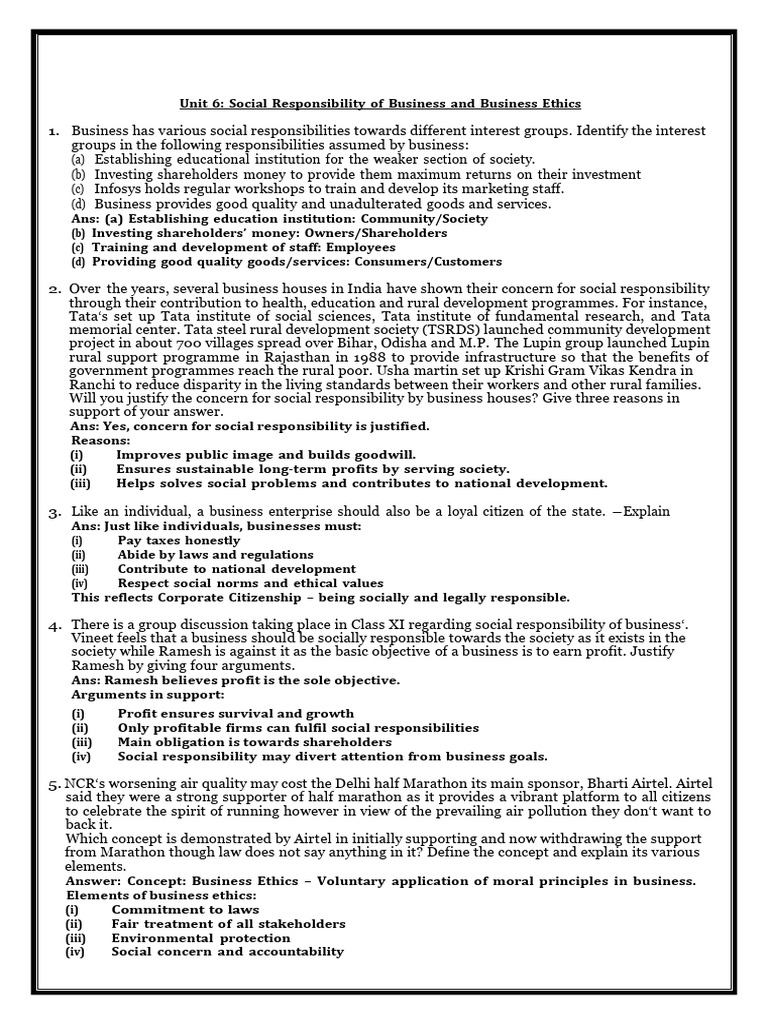 Business Ethics and Social Responsibility | PDF | Retail | Business Ethics