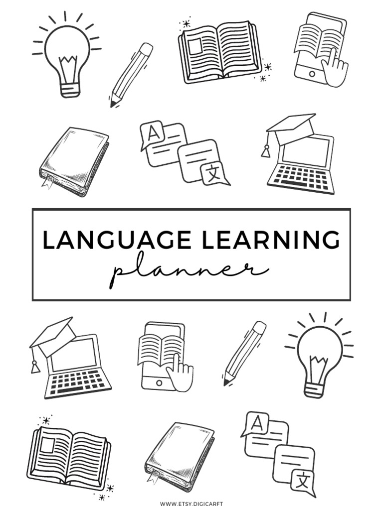 Language Learning Planner Toolkit | PDF | Adjective | Verb