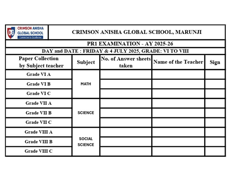 PR1 Exam Answer Sheet Collection | PDF