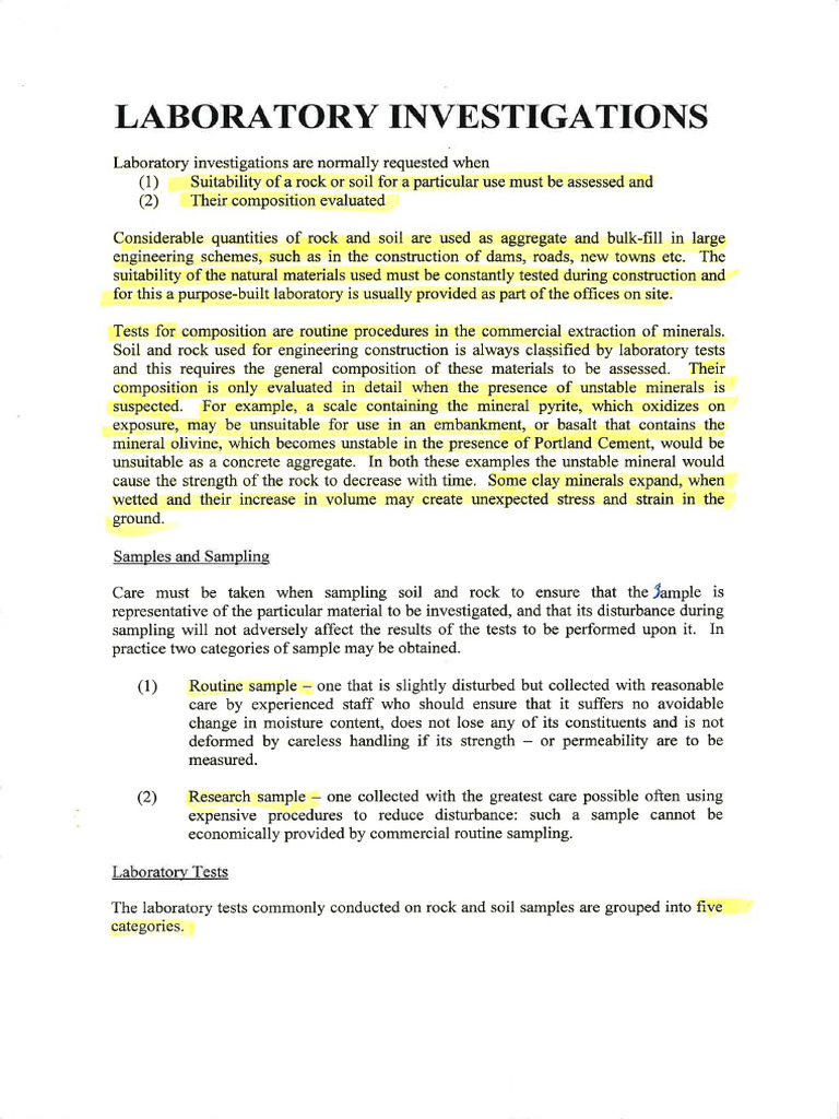 Lab Investigations July 2020 | PDF
