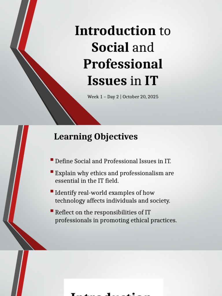 Social and Professional Issues in IT | PDF | Computer Security | Security