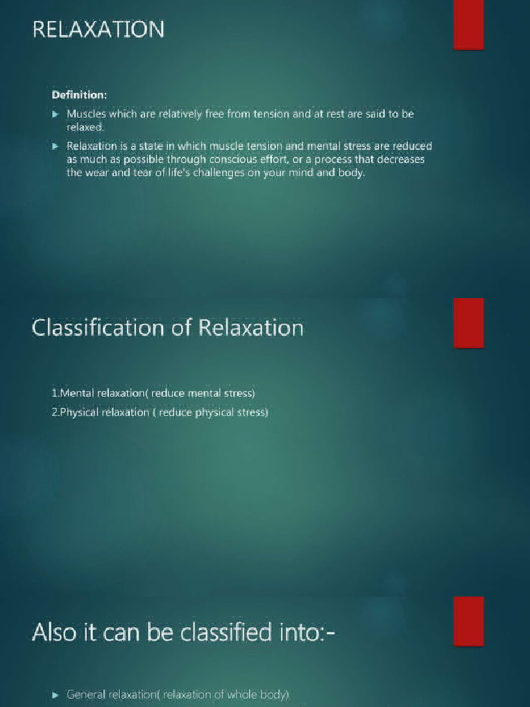 6.RELAXATION | PDF