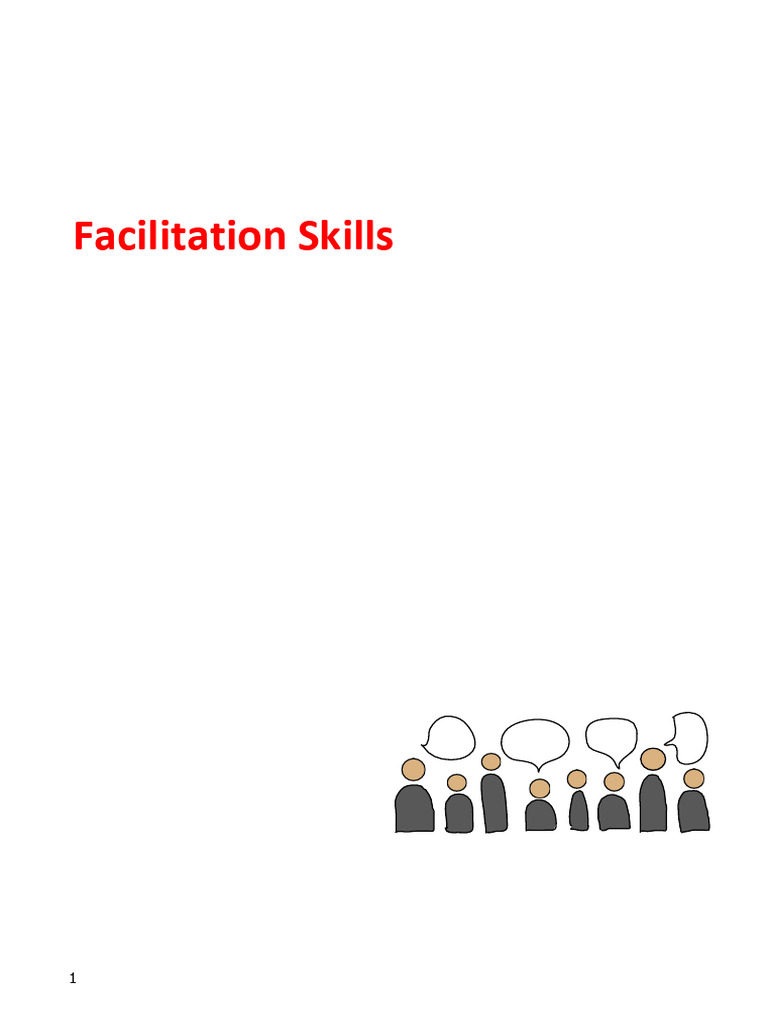 Facilitation Skills 1763455186 | PDF | Thought | Brainstorming