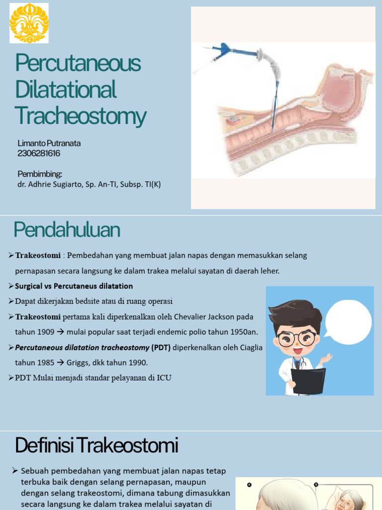 Panduan Trakeostomi Dilatasi Perkutan | PDF