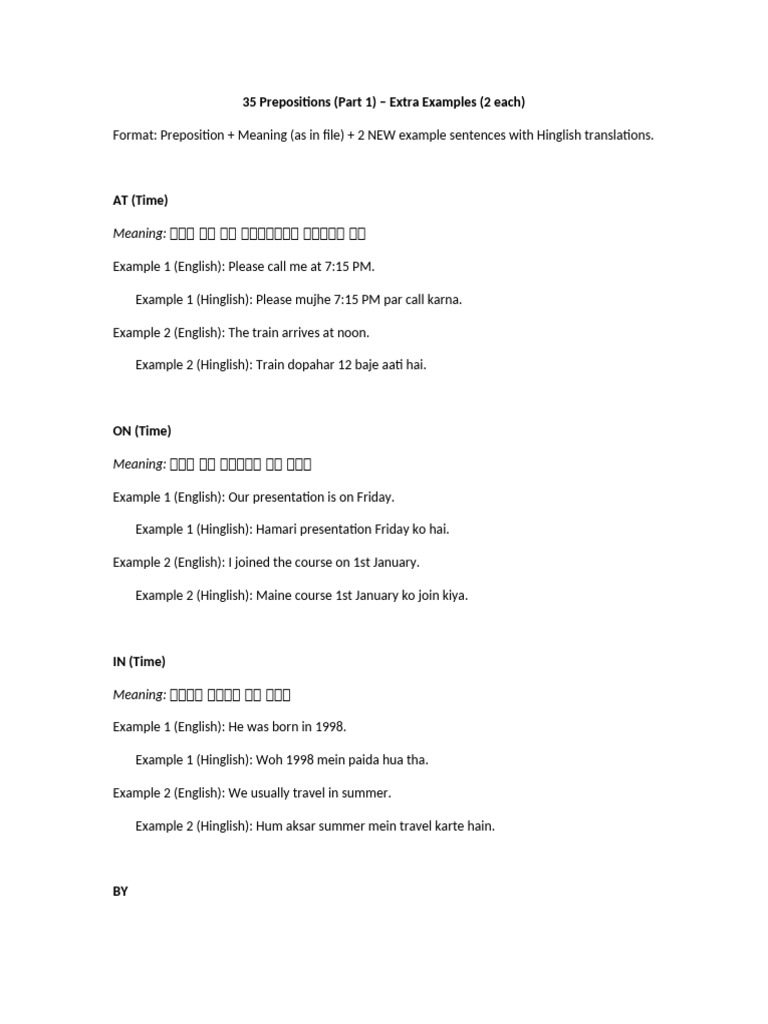 Extra Examples Lyst1767412405318 | PDF