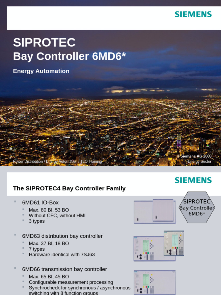 SIPROTEC4 Bay Controller Overview | PDF | Automation | Computer Science