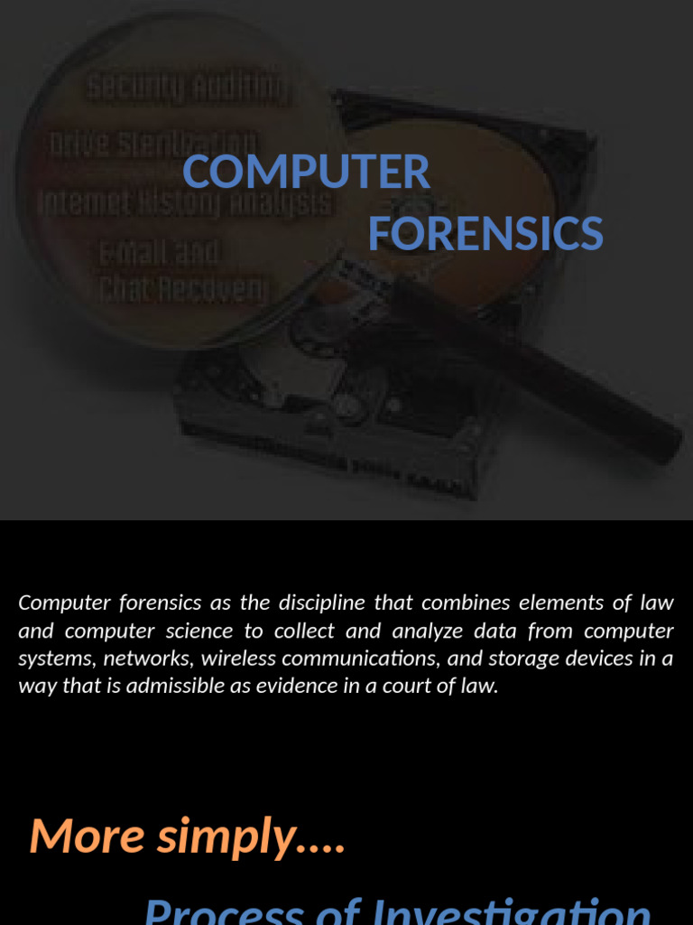 Cyber Forensics | PDF | Computer Forensics | Computer Data