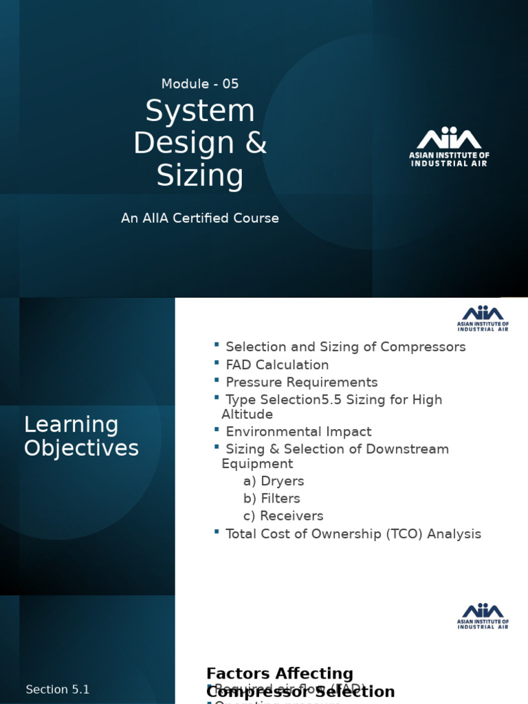 Module 5 System Design & Sizing | PDF | Pressure | Chemical Engineering