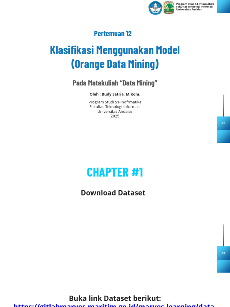Klasifikasi Data dengan Orange Data Mining | PDF