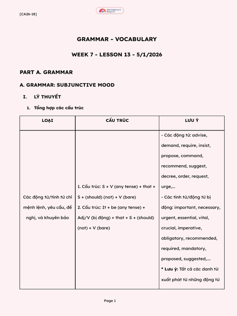 (Ca26-18) Lesson 13 Handout | PDF
