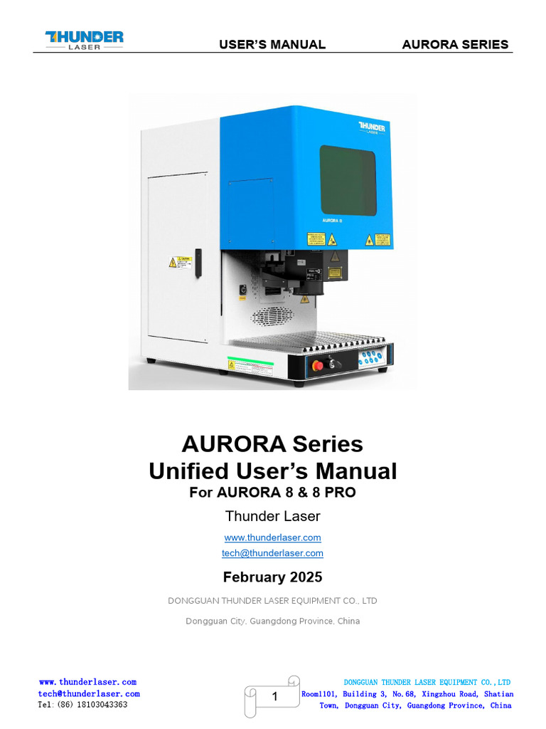 AURORA Series User Manual Guide | PDF | Computer File | Operating System