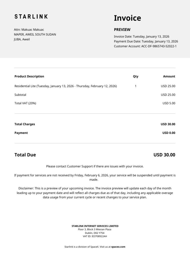 Inv Preview Acc DF 9865743 52022 1 | PDF | Invoice | Business Documents