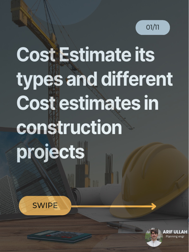 Construction Cost Estimation Guide | PDF | Business | Business Economics