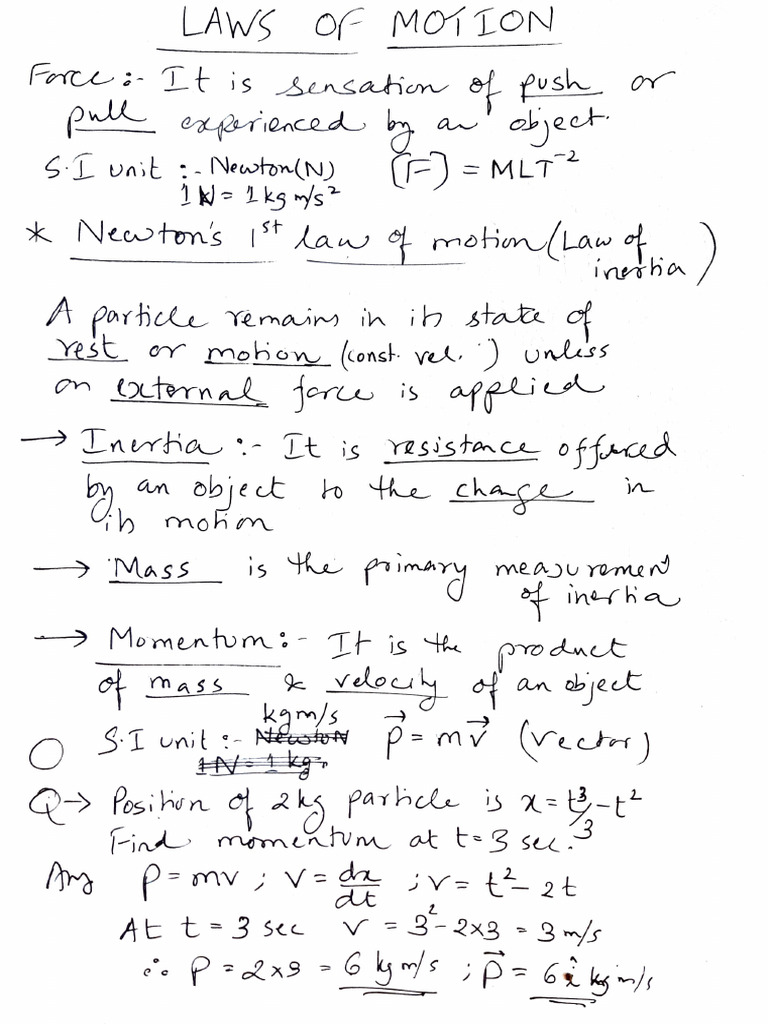 Laws of Motion Eng | PDF