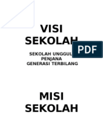 Visi &amp Misi Sekolah