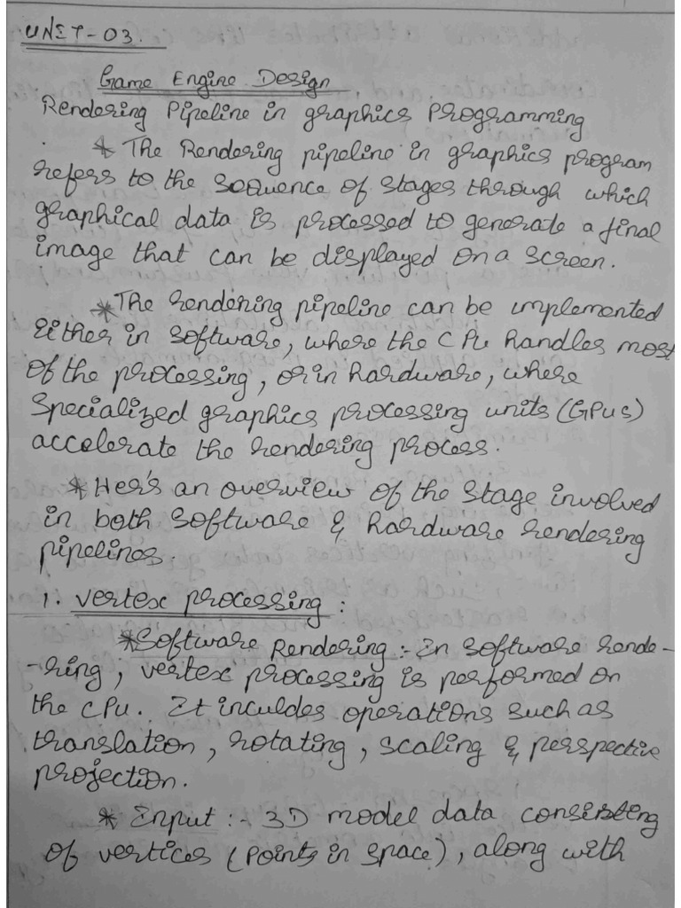 GD Notes Unit-3yr Vi Sem | PDF