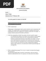 CS Soch Program for Computational Skills | PDF