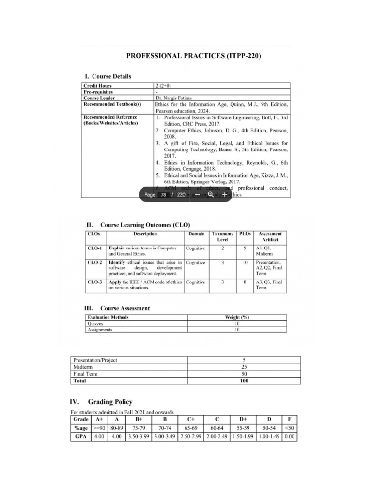 SE PP Outline | PDF