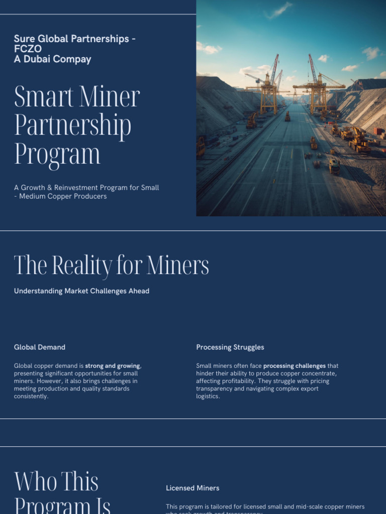 Growth Program for Small Copper Miners | PDF | Warehouse | Market ...