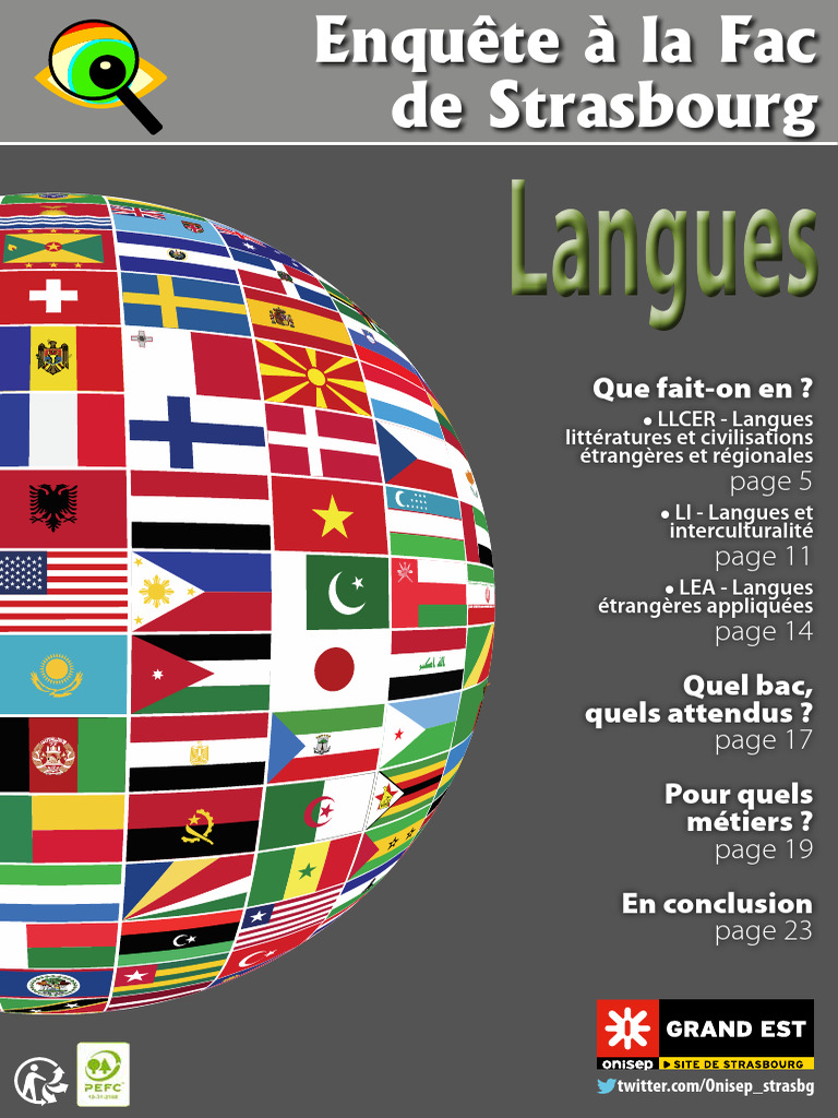 Étudier les Langues à la Fac de Strasbourg | PDF | Japonais (Langue ...