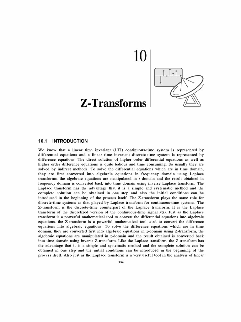 UNIT V Z Transform 773 900 | PDF