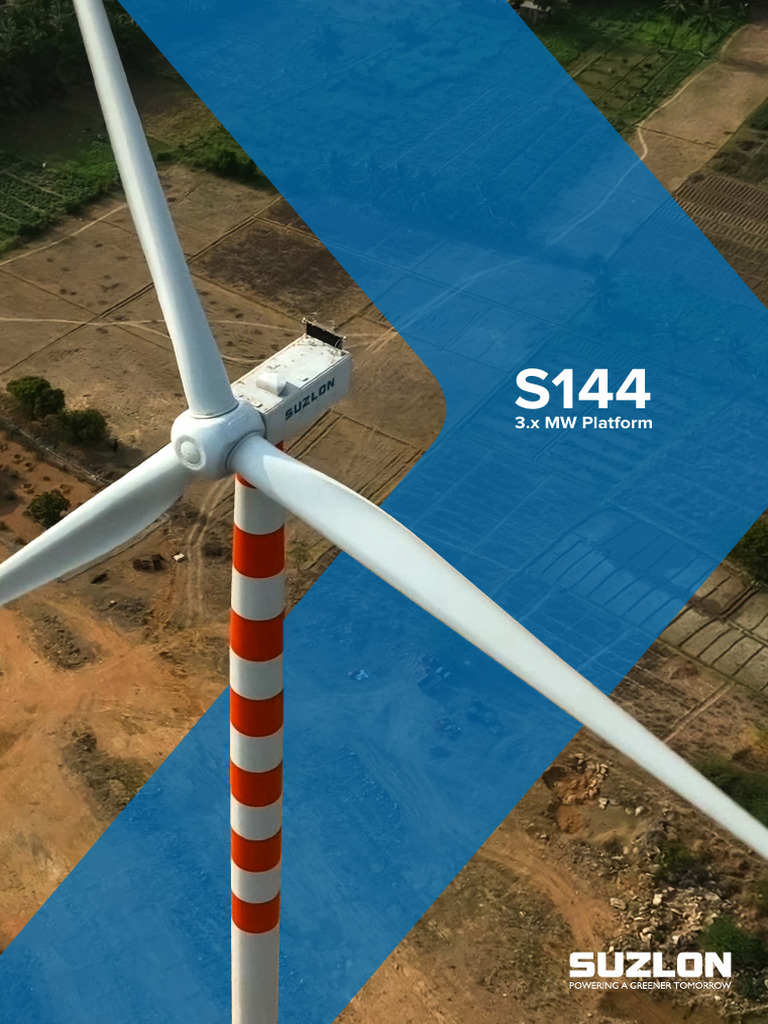 Suzlon S144 Wind Turbine Features | PDF | Wind Turbine | Turbine