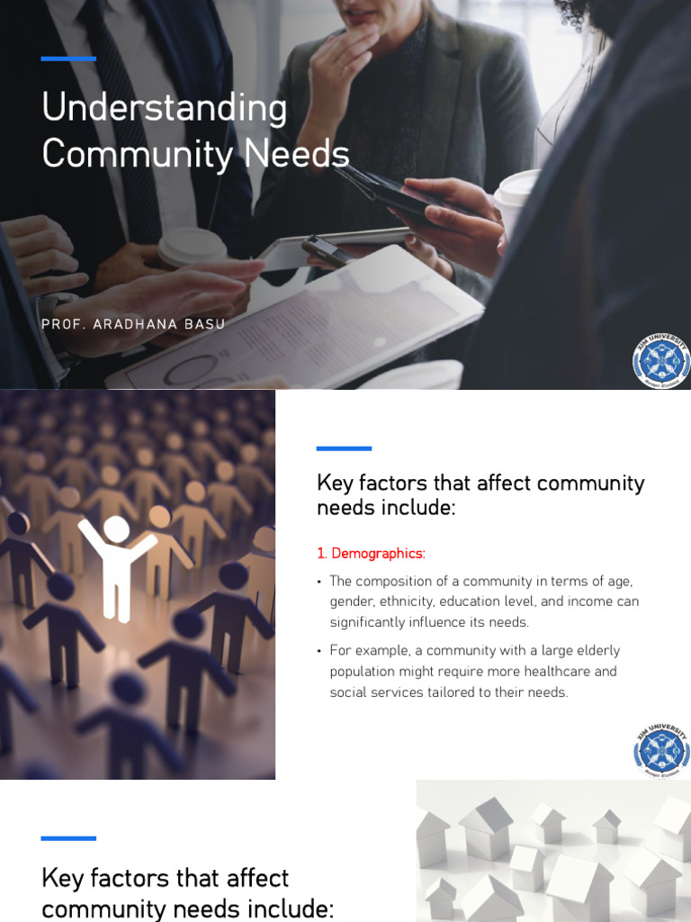 Factors Influencing Community Needs | PDF | Health Care | Community