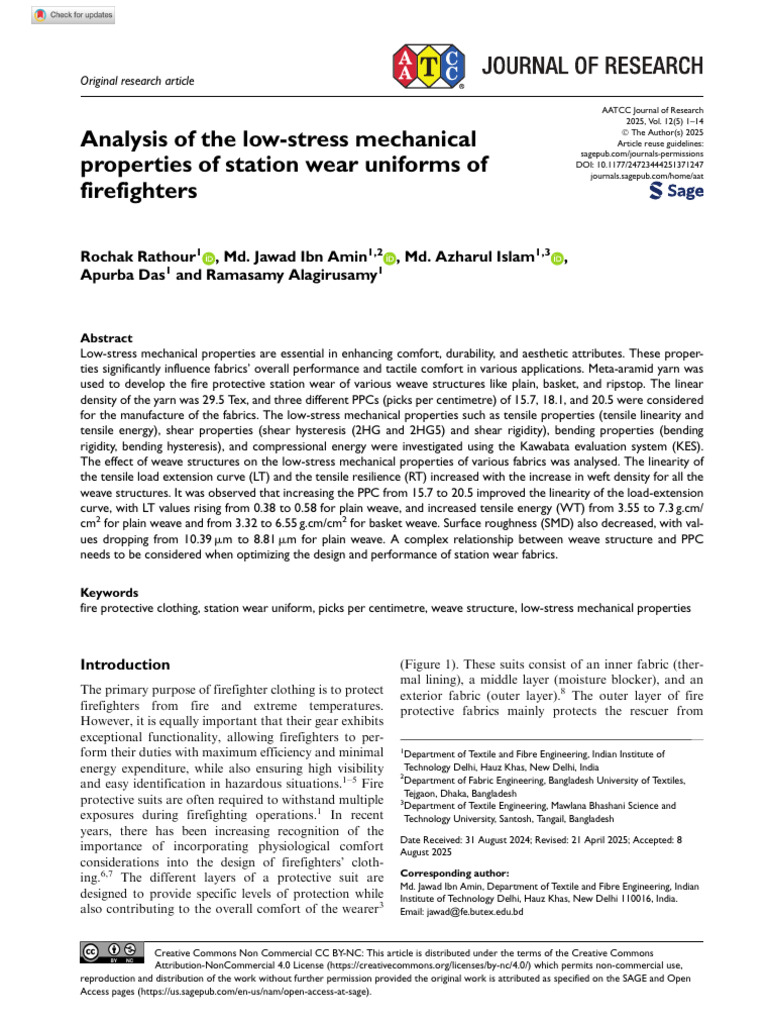 Rathour Et Al 2025 Analysis of The Low Stress Mechanical Properties of ...