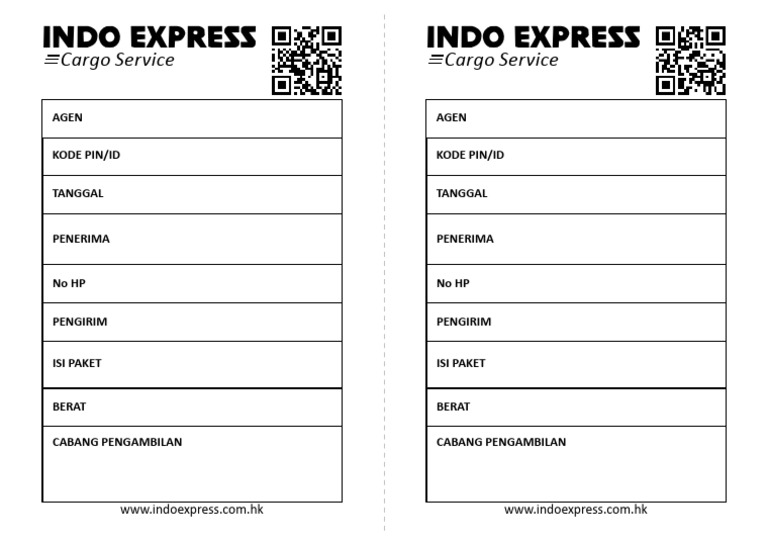 Indo Express Cargo Service Details | PDF