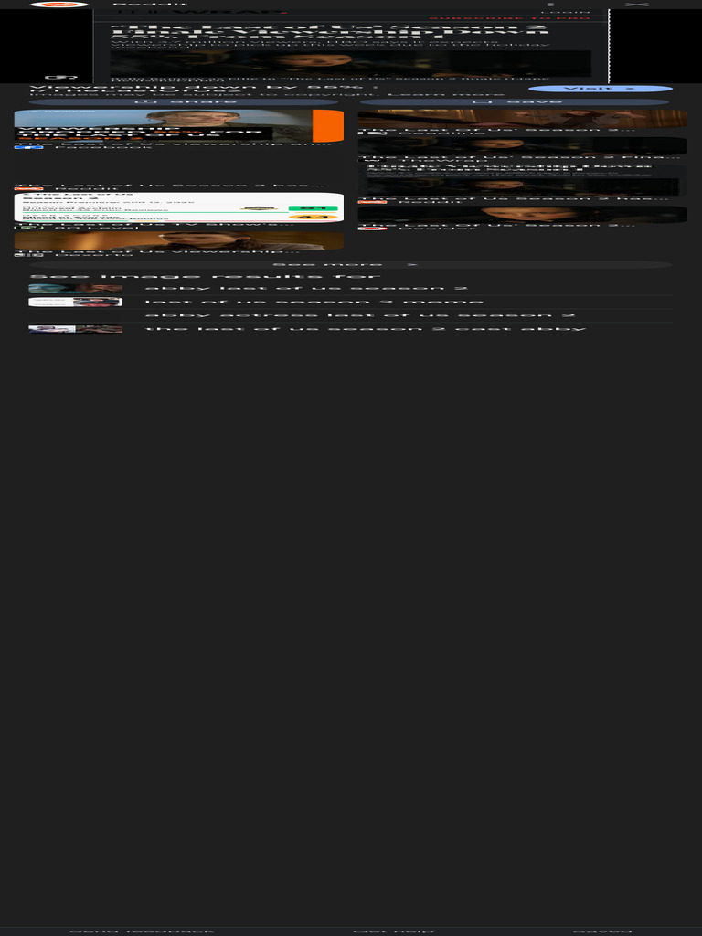 The Last of Us Season 2 Viewership Drop - Google Search | PDF
