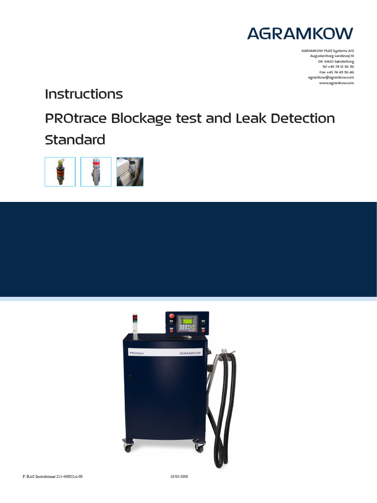 Manual Protrace 21100023.173 | PDF