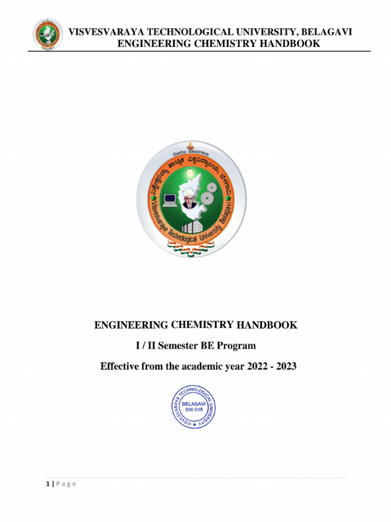 VTU Chem Handbook | PDF