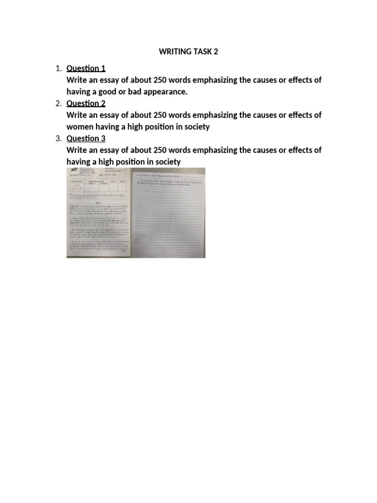 Writing Task 2 | PDF
