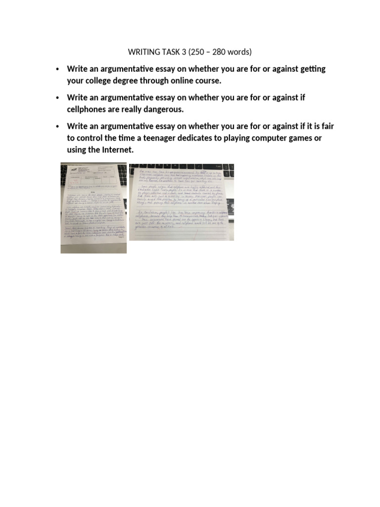 Writing Task 3 - n1 | PDF