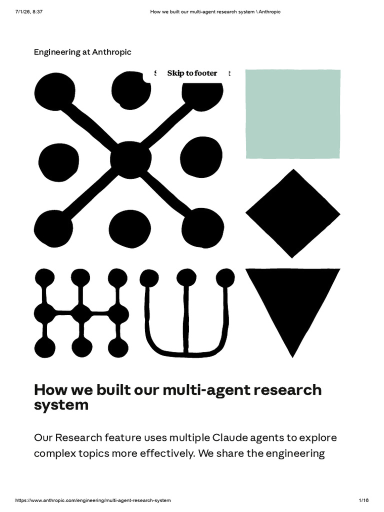 Building a Multi-Agent Research System | PDF | Artificial Intelligence ...